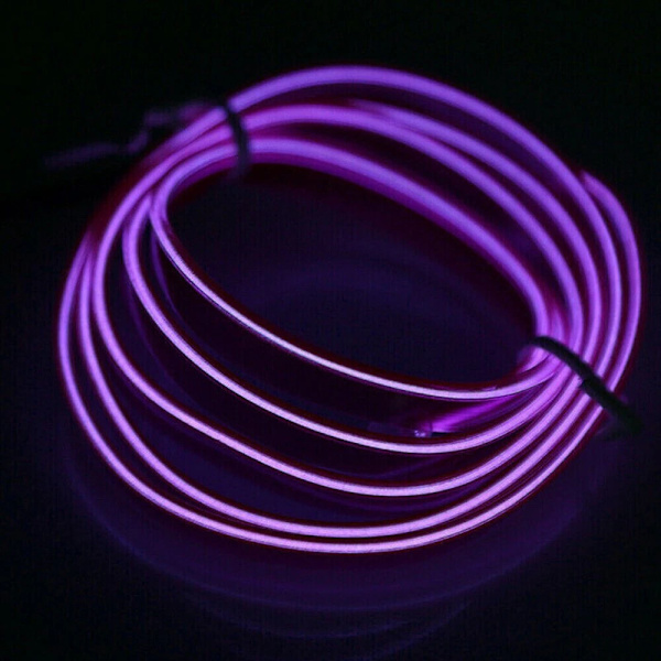 2-meter lilla LED bil interiør dekorativ ambient lys strip tilbehør purple