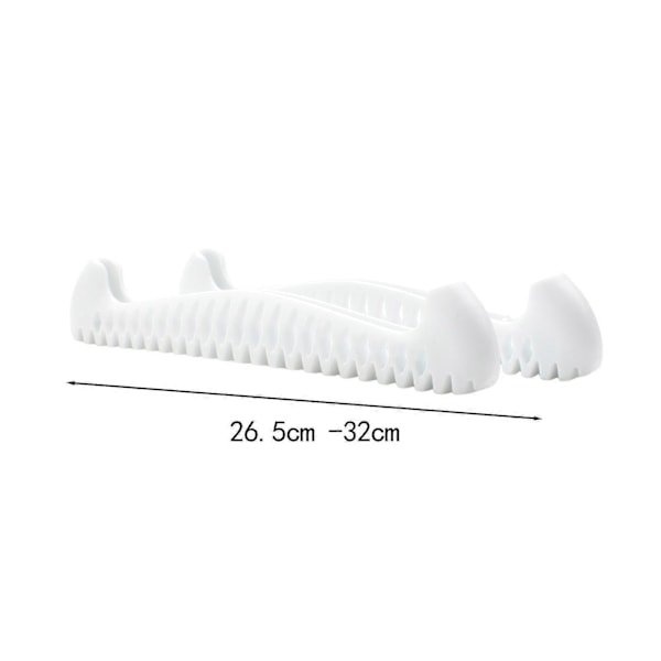 Jääluistinten suojukset jääkiekkoluistimille ja taitoluistimille, sitruunankeltainen White for EU Size 34 to 40