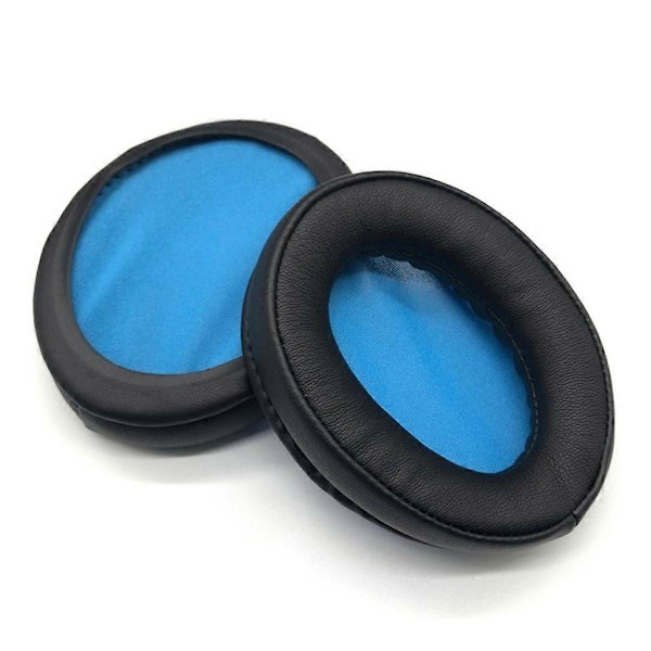 Øreputer i skinn for Audio-Technica ATH-AR5BT AR5IS headset øreklokker Blue