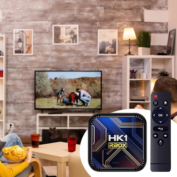 Home HK1 RBOX K8S Android 13 TV-BOX RK3528 64GB 32GB 16GB 2.4G 5G WIFI BT 4.0 Videoavkodning Mediaspelare Set Top Mottagare Box 2g16g EU plug