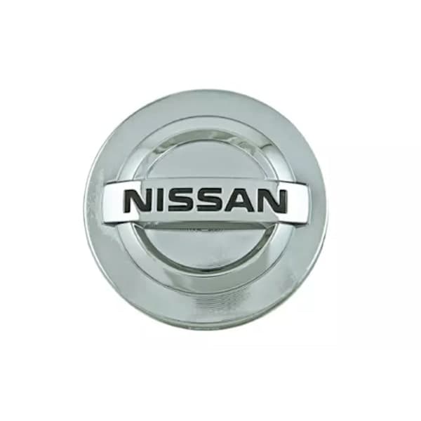 4 kpl - Nissan keskiöt / vannemerkit - Auto 54mm - Silver