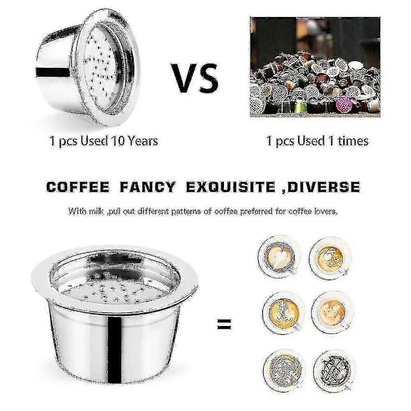 Återfyllningsbara Kaffe Kapsel Pods För K-fee Kaffe Espresso Maskin