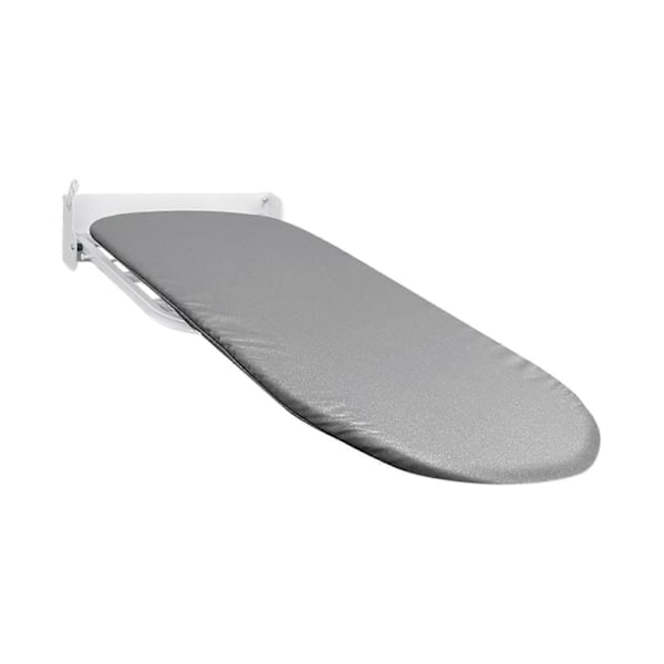 Väggmonterad Strykbräda 180 Graders Rotation Hängande för Vardagsrum Litet Utrymme Vit Grå White Gray 92cmx31cm