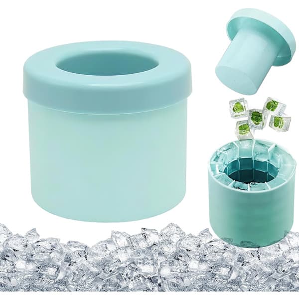 Silikonform för isbitar, isbitsmaskin, isbricka med lock, för cocktails och alla drycker