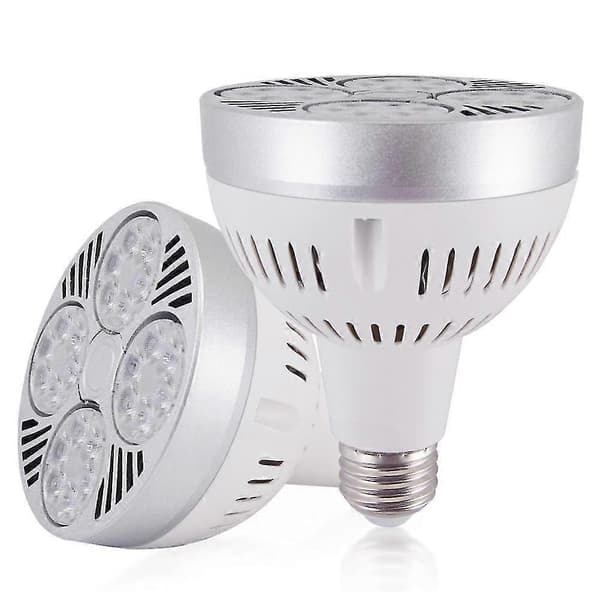ZHOUBA E27 35W P30 PAR30 LED-lamppu Superkirkas kohdevalaisin kotiateljeehen White Case White Light.