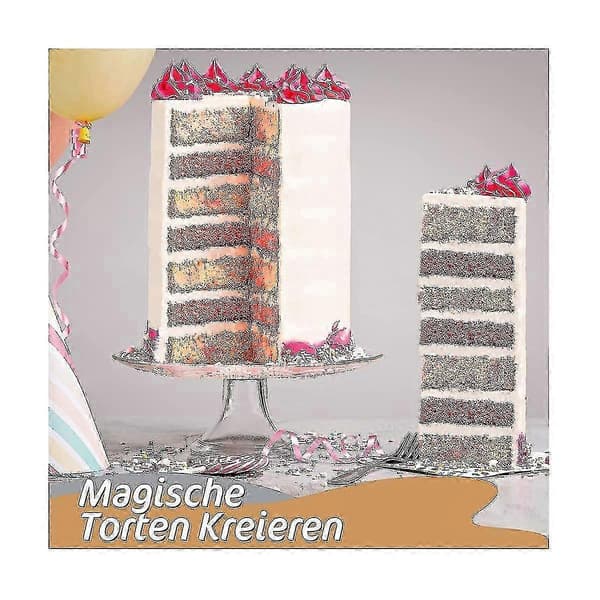 Justerbar kagering høj 20 cm - Justerbar bagerings i rustfrit stål - Høj bageform kompatibel med Ea