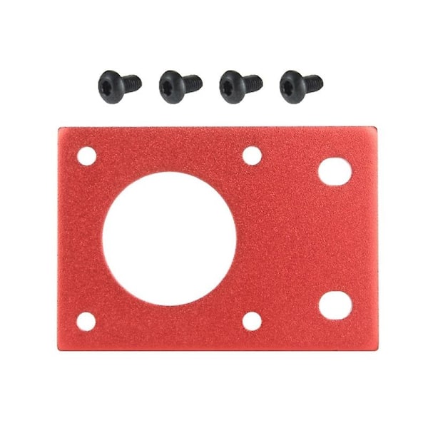 NEMA 17 Monteringsbeslag 42 Steppermotor Beslag Aluminium Plade Monteringsholder Red