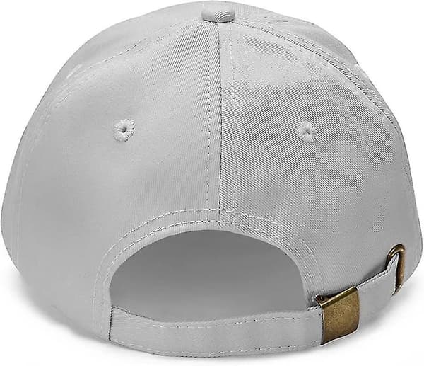 Baseball Cap Herre Dame Cap Justerbar Fodpanel Baseball Cap Hat Udendørs Baseball Cap Gray