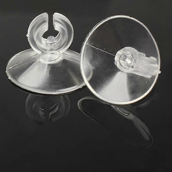 10 stk. Akvariumssugerkopper til 4/6 mm luftledningspipe-rørtrådsholder