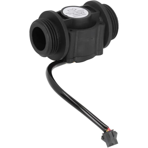 G1in flydende vandstrømssensor, Hall-effekt, 1-60L/min vandstrømssensor til vandvarmerdispenser kortlæser, DC3-24V