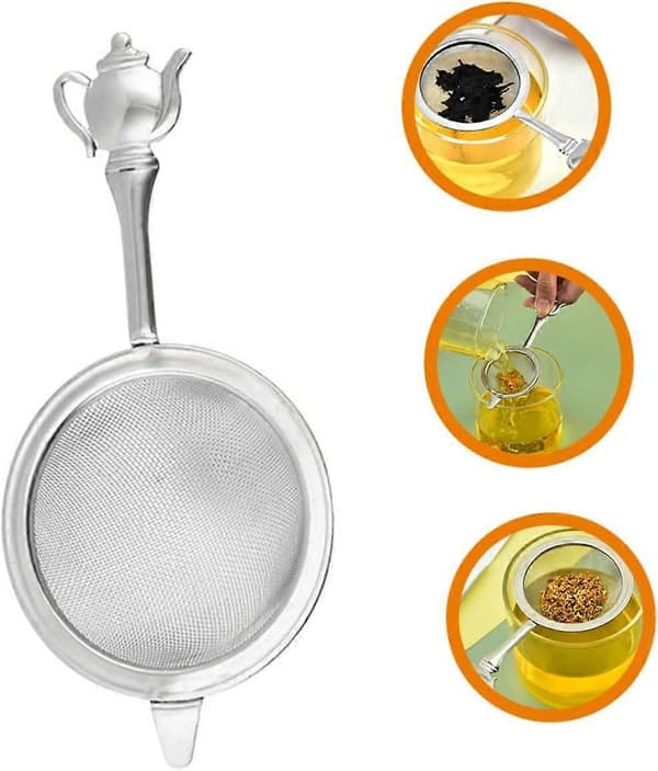 Te Si Mesh Si Te Steeper Matcha Si Metal Dørslag Løse Te Blade Rustfrit Stål Te Infuser Mini -Yx