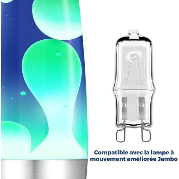 G9 30W glödlampor, 2-pack för 16-tums lavalampa, enkelt byte, varm atmosfär