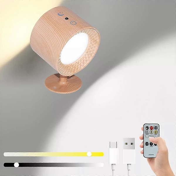 Glowright Lights, Glow Right Vegglamper, Dobbeltsidig Lys, 40t Maksimal Utladning Wood-Regular model 2PCS