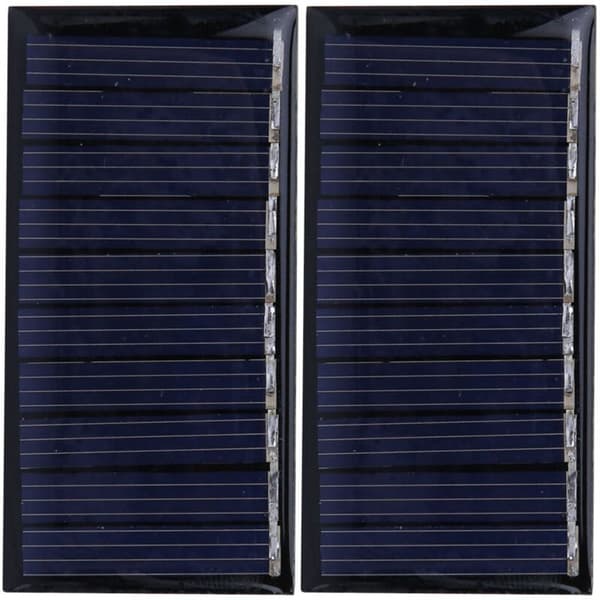 Jeffergarden Mini solcellepanel med batteri, energibesparende for trafikklys, nødsignalering og hjemmebruk