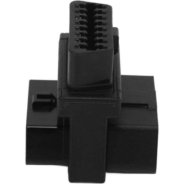 OBD2 16-pin hann til 2 hunn plug and play splitterkontaktadapter for diagnostisk forlengelse