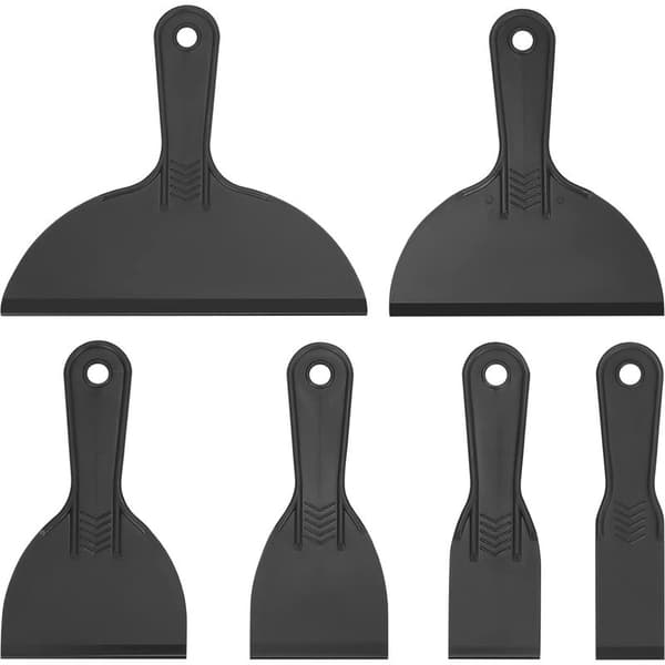 Sæt med 6 skrabere til fjernelse af 3D-printerharpiks, spartling og reparation af samlinger.