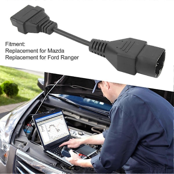 ODB2 Skanner Diagnostisk Kabel 17pin til 16pin Kontakt Adapter Erstatning for Ford Ranger