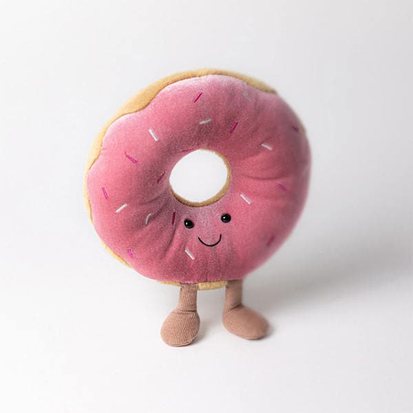 Jellycat Donut Plysdyr, Blødt Legetøj, Sjov Indretning og Gave