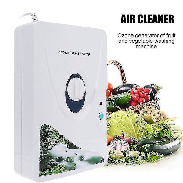 Ozongenerator Frukt Grönsaker Ozonisator Luft Vattenrenare O3 Ozonmaskin Rengör Luft 600mg/h - Utmärkt US Plug