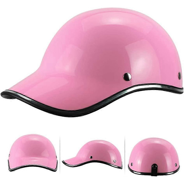 Basebollkeps Justerbart snabbspänne Halv basebollkeps Rosa