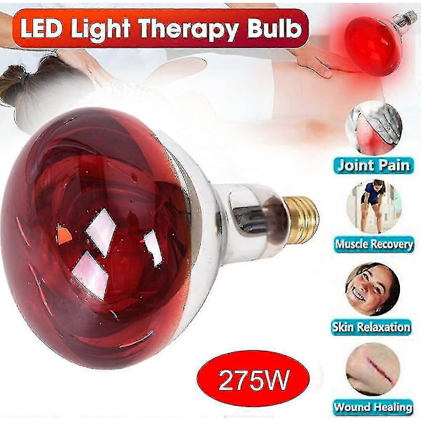 Fysioterapi Infraröd Lampa 275w Elektromagnetisk Vågbehandlingslampa 220v Bakning Elektrisk Elektrisk Bakning Röd Lampa