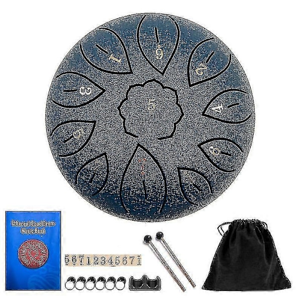Panda Ståltungtrumma Kit Navy Blue