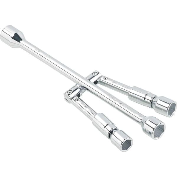 Kokoontaitettava ristikkäispyöräavain 17/19/21/23 mm muttereille