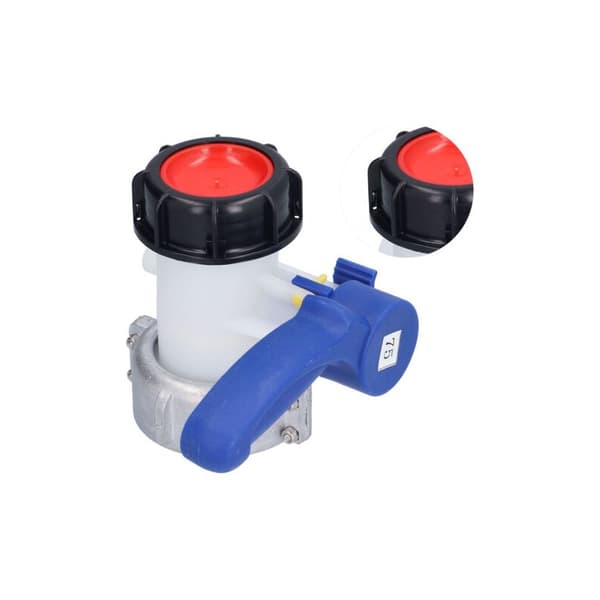 Universell IBC-adapter, 1000L-adapter for IBC-stoppventil, universell IBC-tømmeventil, spjeldventiladapter, for regnvannstank, IBC-tank (DN50)