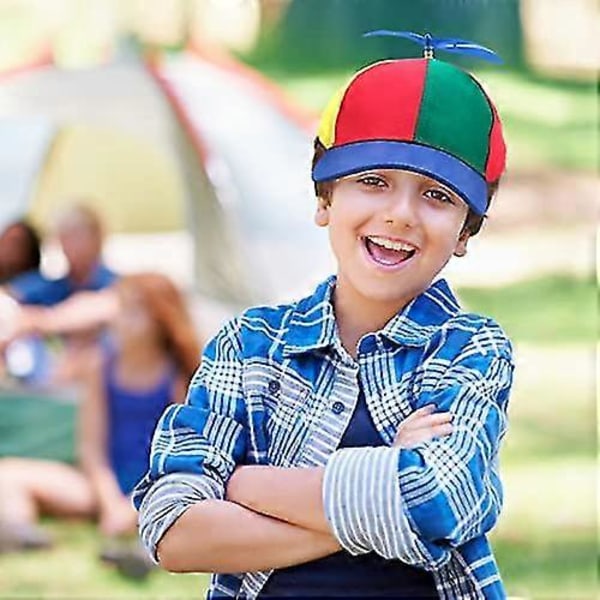 2 st Förälder-barn Baseballkepsar, utomhus Unisex Regnbåge Bambu Dragonfly Solskydd Solhatt B