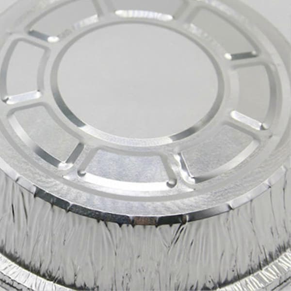 50 stk. Engangs Runde Aluminiumfolie Grillmadbakke Non-stick Bageform 8Inch