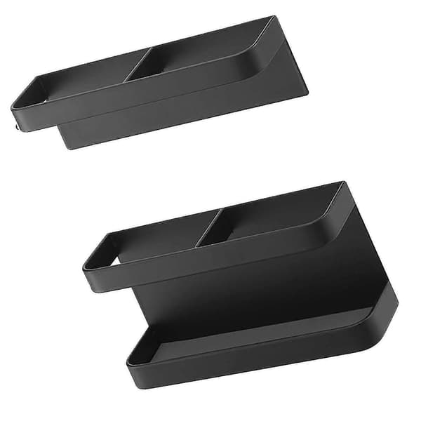 Magnetiskt paraplyställ, ingen stansning, höjdjusterbart, väggmonterat paraplyställ -ys Black