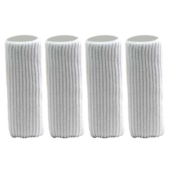 4 sett møbelbenhetter/strikkede stolbensokker 4x11cm