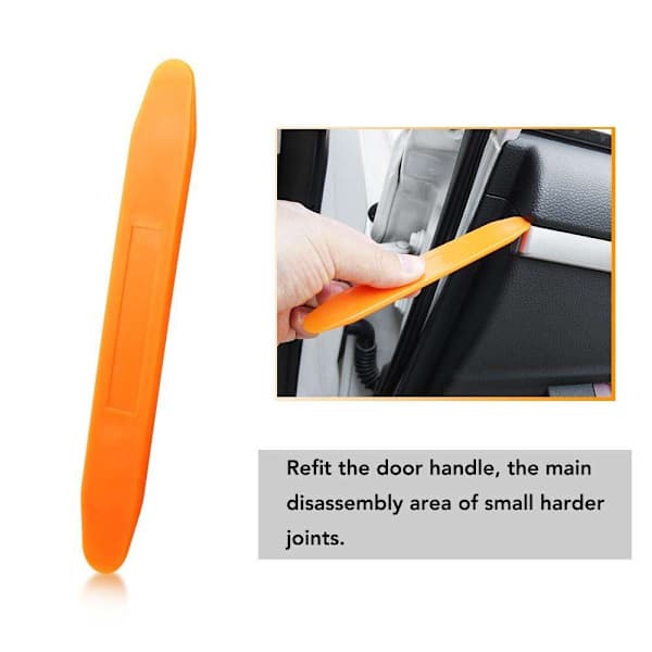 4-pak - Bilpanelafmonteringsværktøj - Orange