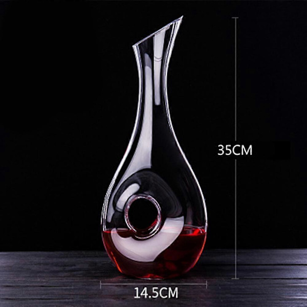 Vinkaraff Design Snigel Stil Karaff Rött Vin Karaff Blyfri Glaskaraff Superior Vin A