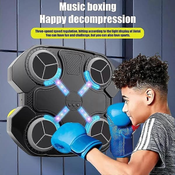 Smart musikboxningsmaskin, musikboxningsmaskin med handskar, väggmonterad