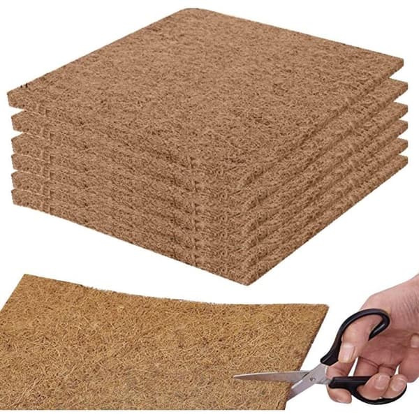 Kokosfiber häckningsmatta, kokosfiberströ för hönshäckningslådor, fjäderfäodlingsmatta för hönshusgolv, vilomaterial