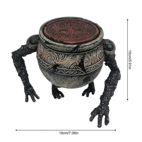 Elden Ring Pot Boy Statuer med Innebygde LED-Lys, Elden Ring Gamer Samleobjekter