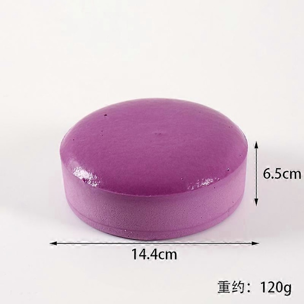 Klebrig Brød Squishy, Klebrig Toast Squishy, Toast Skivet Brød Stressleke purple orbicular