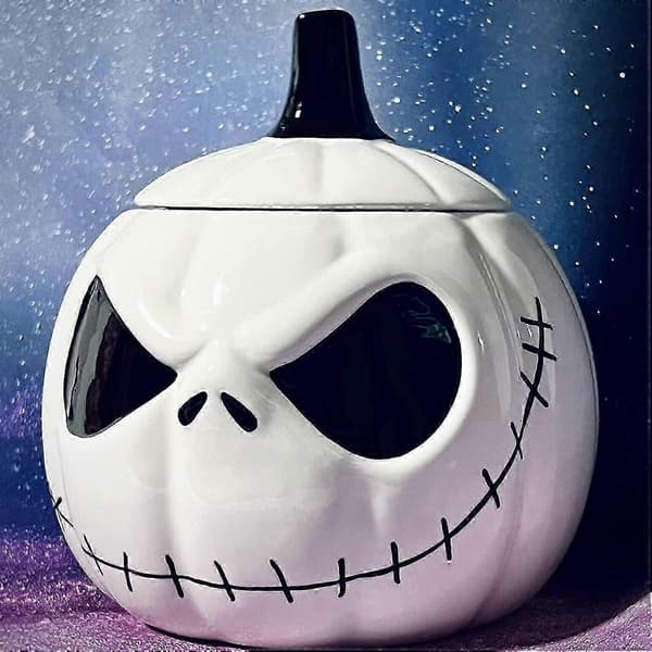 Julekakeboks The Nightmare Before Christmas Godteriboks Julepynt-Yvan pumpkin jar