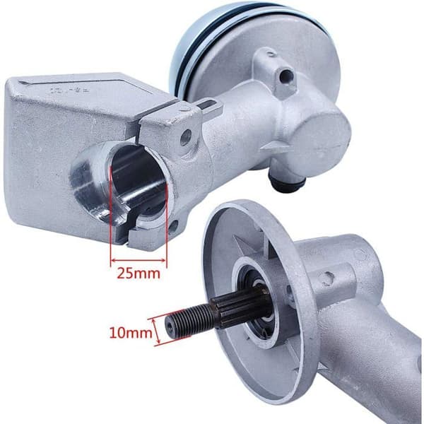 Gearkassehoved til Stihl FS100 til FS250 buskryddere, del 41376400100, lavet af robust metal