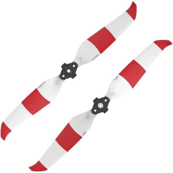 Air 2S Propeller Tyst Propeller Vikbar 7238F Propeller för DJI Mavic Air 2/Air 2S Drönartillbehör (Röd Vit 4 Stycken)