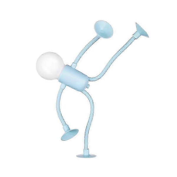 Formskiftende Sjov Sportsmand Natlampe, 2024 Nyeste DIY Form Natlamper Blue