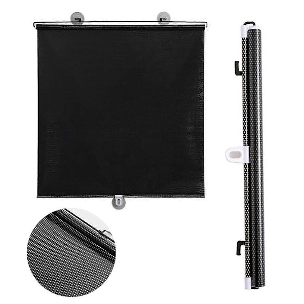 med Sugpropp Sovrum Dekoration Block UV-skydd Fönster Draperier Mörkläggningsgardin Rullgardiner black 40cm x 60cm