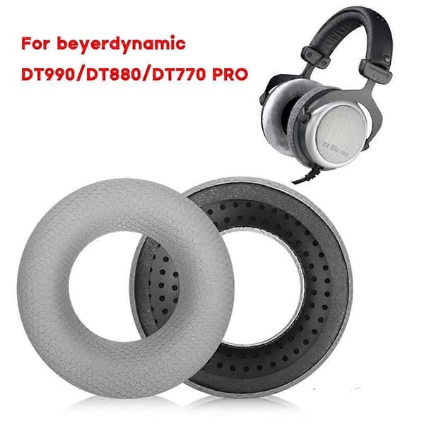 Slitstarka öronkuddar för DT880 headset, öronkuddar isolerar effektivt ljud