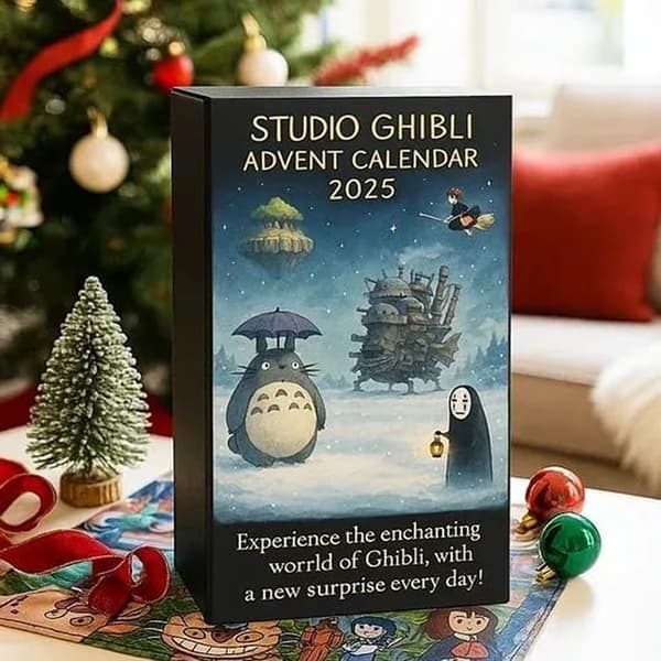 Studio Ghibli Julekalender 3D Overraskelsesboks til Fans Børn Jule-nedtællingsgavesæt 24 Dage
