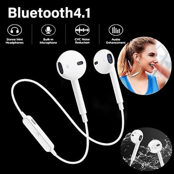 Trådløse Bluetooth-hovedtelefoner med mikrofon - Sort