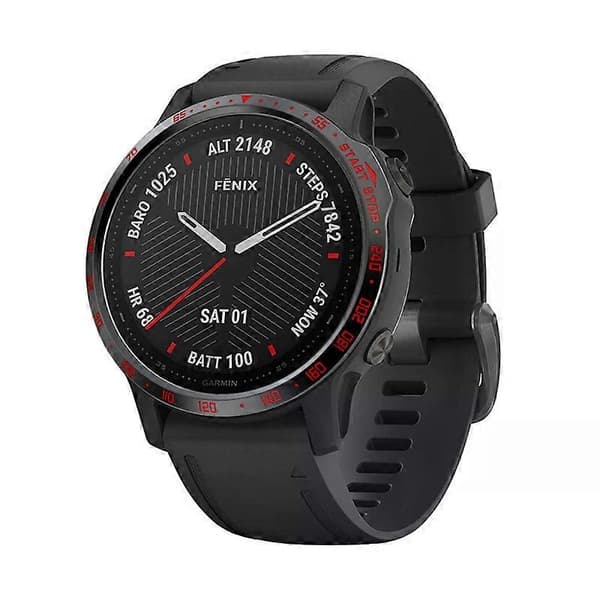 Bezel Ring Styling Frame Fodral för Garmin Fenix 6S 6S safir Smart Watch Rostfritt Stål Skydd Anti-rep Skyddsring Style E