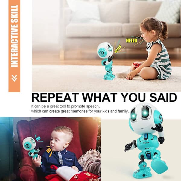Snakkende Robot for Barn Leker for 3-8 År Gamle Gutter Jenter Populære Leker Julegave
