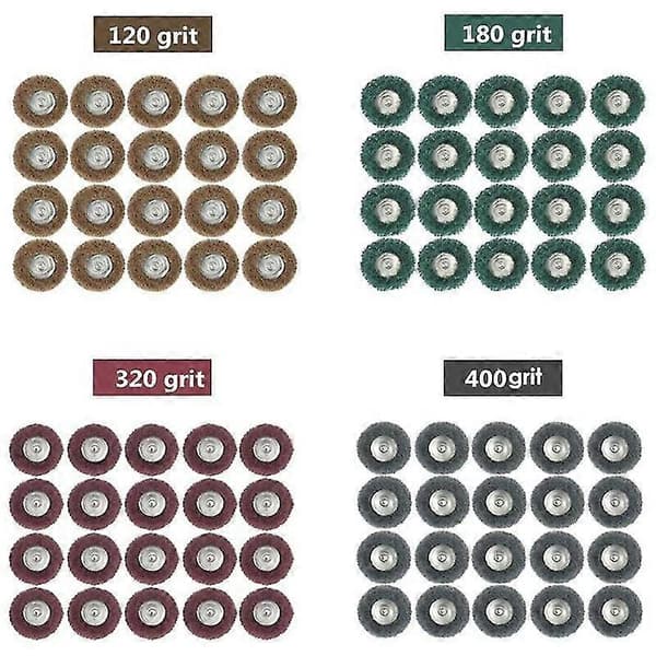 40 stk. 25 mm slibende polerskive sæt til roterende værktøj