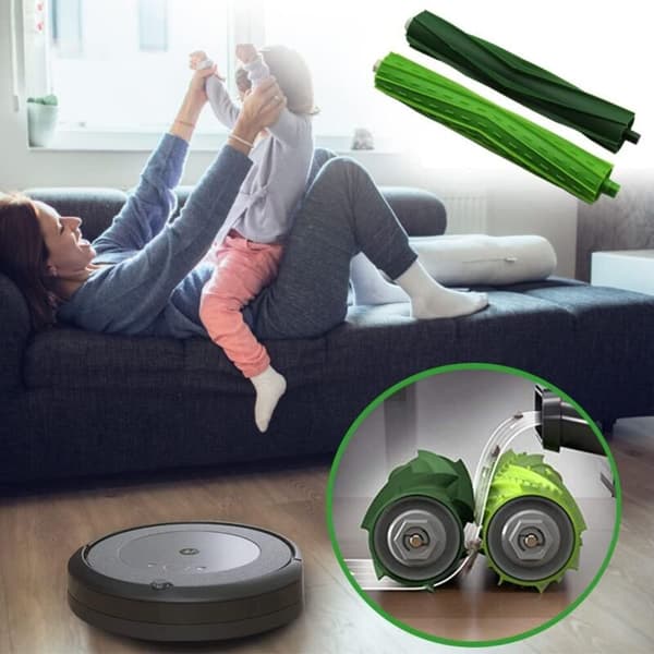 Udskiftningsbørstesæt tilbehør til iRobot I-, E- og J-serien, tilbehørsbørster til Roomba i7, i7+, i3, i4, i6, i8, j7, E5, E6 og E7